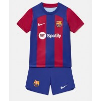 Camiseta Barcelona Primera Equipación para niños 2023-24 manga corta (+ pantalones cortos)